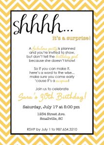 Wording For Surprise Birthday Party Free Printable Birthday in proportions 1143 X 1600