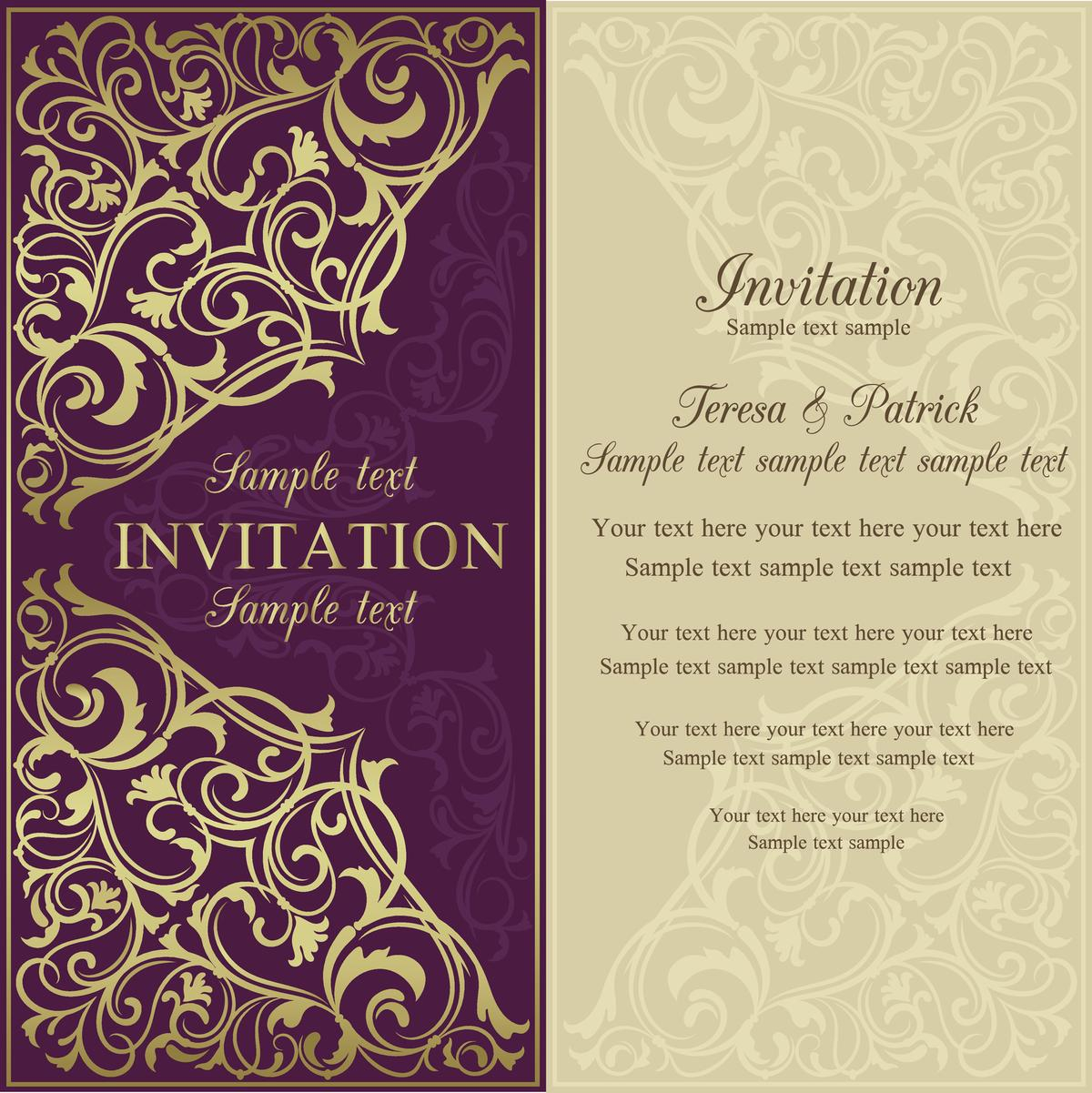 Write Down An Example Of Invitation Card Invitation Templates Free throughout measurements 1200 X 1201