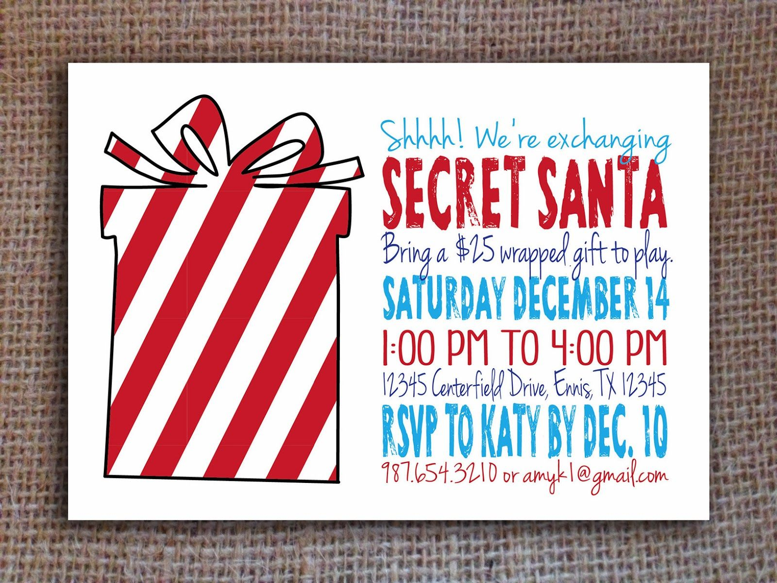 You Are Browsing Zazzles Secret Santa Invitations And Announcements regarding sizing 1600 X 1200