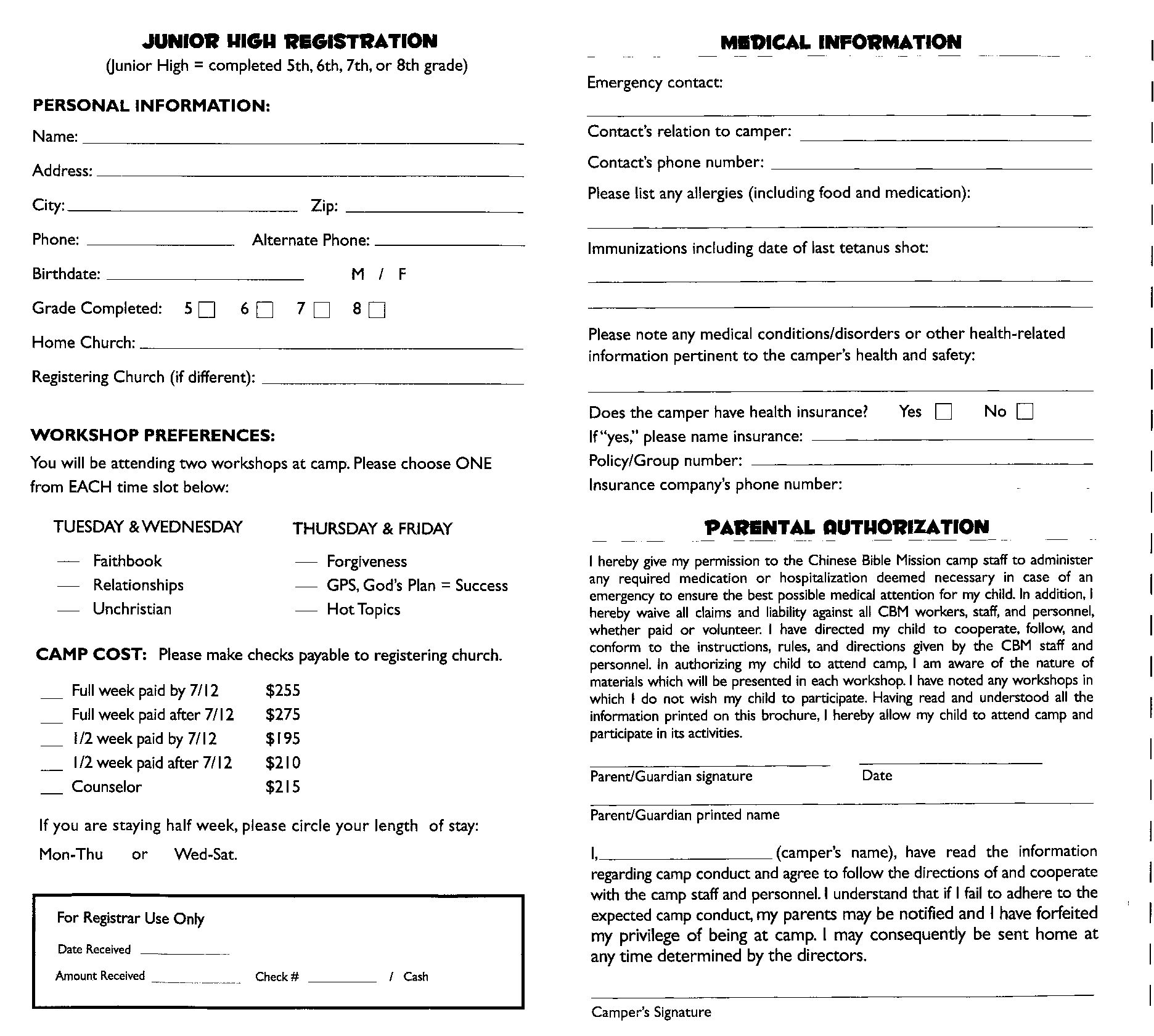 Youth Trip Registration Form Template Invitation Templates Youth intended for dimensions 1872 X 1681